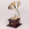 Antique Gramophone Decorative Showpiece  Handicraft Mini Brass Items for Home Decor, Office Desk Living Room, Study Table