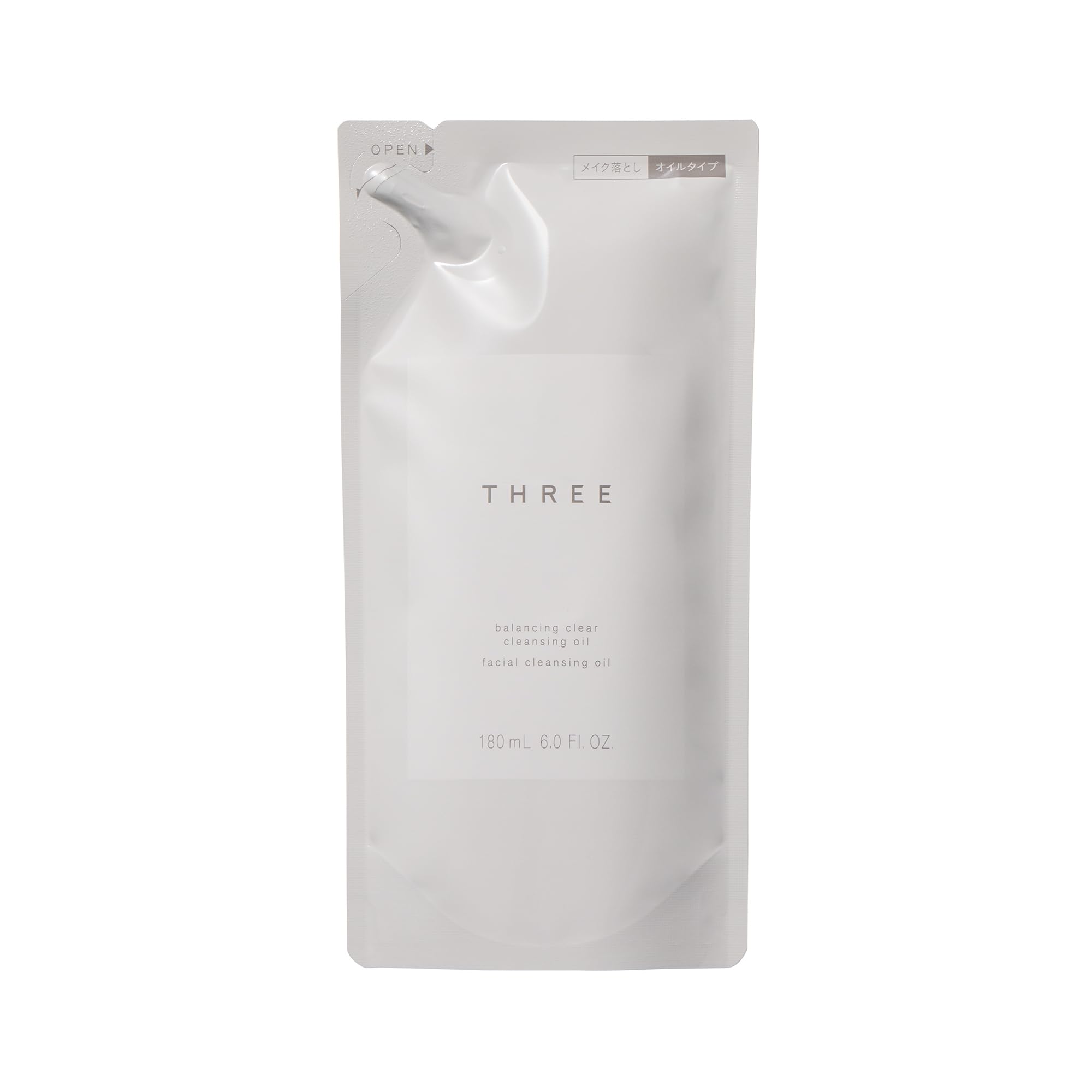 THREE Balancing Clear Cleansing Oil Refill 180ml (Makeup Remover)