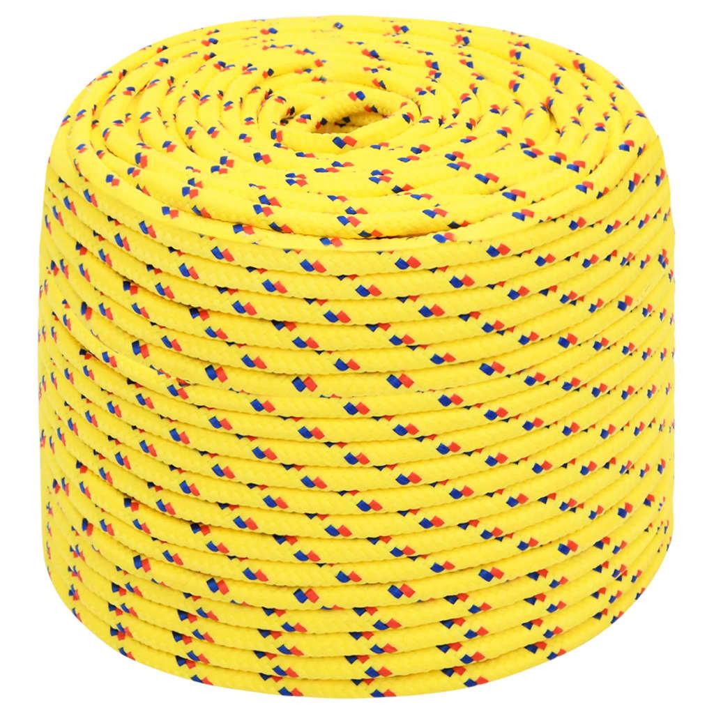 Boat Rope Yellow 8 Mm 100 M Polypropylene