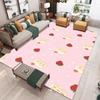 Cartoon Food Print Rug Cute Toast Egg Design Non Slip Living Room Bedroom Floor Mat  Carpets for Bed Room  Decoration Chambre