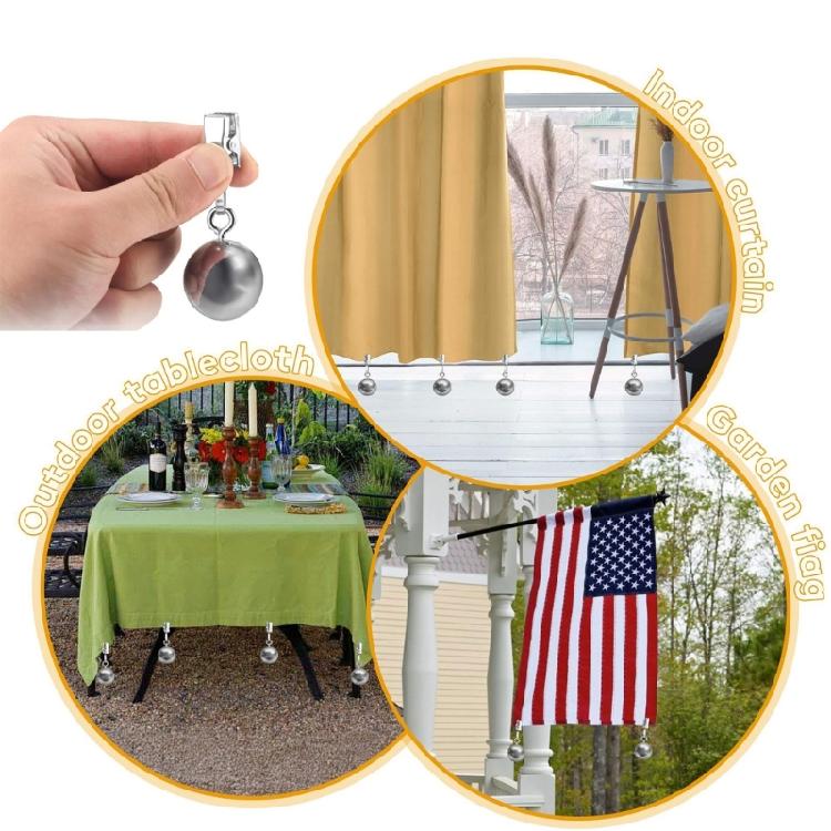 Outdoor Curtain Weights Table Cloth Weights Useful Curtain Weight Ball Help Weigh Down Curtain Tablecloth Garden Flag