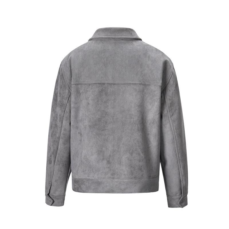 Giacca Casual Sportiva da Uomo Retro Oversize Stile Europeo & Americano con Revers