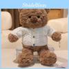 Plush Bear Teddy Stuffed With Cozy Sweater Soft Huggable Bedtime Companion Gift