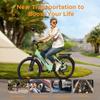 Hillmiles Milecity 1 26 Inch Electric Commuter Bike, 250W City EBike with 7 Speed, 36V 13Ah Removable Battery, Max 80km Range