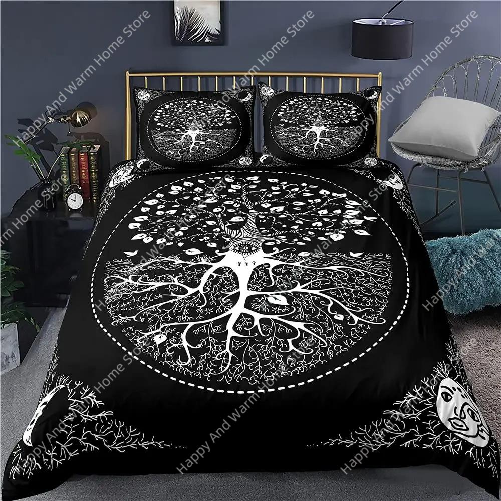 Hamsa Hplus Beding Set Boho Mplusala Soft Duvet Cover Set Black Gold Bohemia Bed Linen Set Fatima Hplus Bed Linen Lucky Hplus Comfortable Quilt Cover