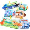 0-3 Years Old Baby Tail Cloth Book 6 Themes Forest Insects Animal Palm Book Early Education Toys