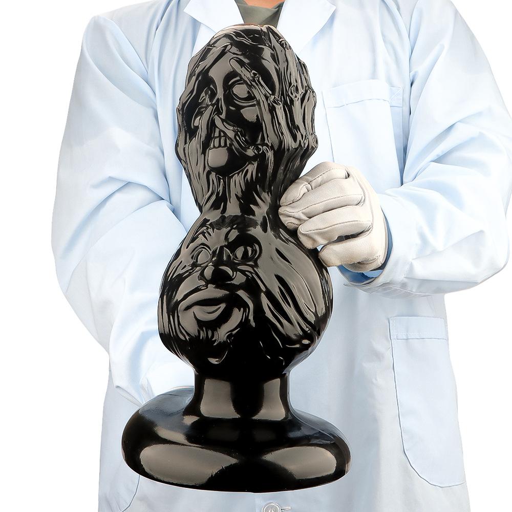 34*cm Double Head Silicone Anal Plug Dilator Dildo Massager Adult Sex Toy for Men and Women Fisting