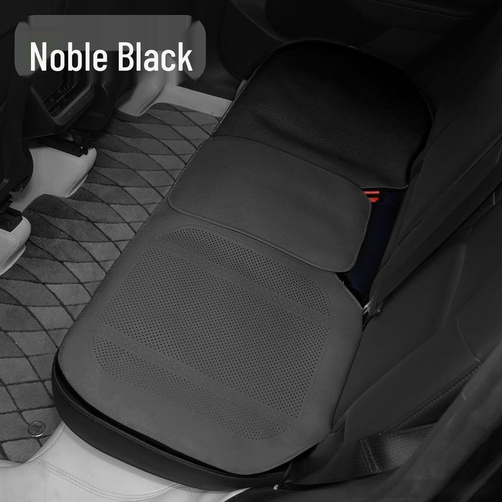 Breathable Suede Velvet Car Seat Cushion for Driver - Perforated, All-Season Cover