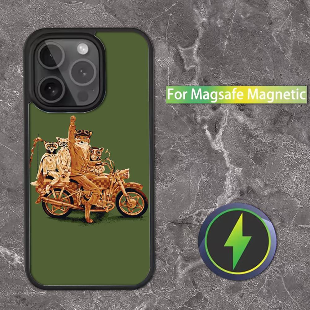 F-Fantastic Mr F-Fox Phone Case For iPhone 16,15,14,13,12,11,Pro,Max,Plus,Mini,SE Magsafe Magnetic Wireless Charging