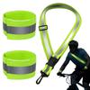 Reflective Sash For Walking At Night High Visibility Adjustable Running Belts Waterproof Reflective Band And Belt Safety Strap