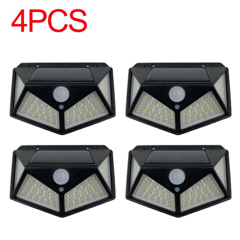 1/2/4Packs LED Solar PIR Motion Sensor Wall Light 3 Modes IP65 Waterproof Security Lamp Wide Angle Dusk to Dawn for Garden Yard