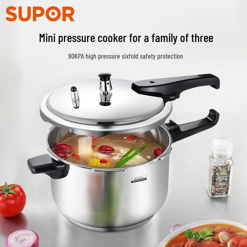 Supor 304 Stainless Steel Universal Pressure Cooker 3L