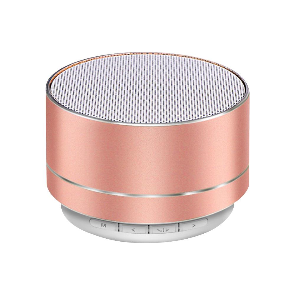 A10 Wireless Bluetooth Speaker Small Steel Cannon Subwoofer Portable Mini Gift Card Bluetooth Audio PC Notebook Outdoors Speaker