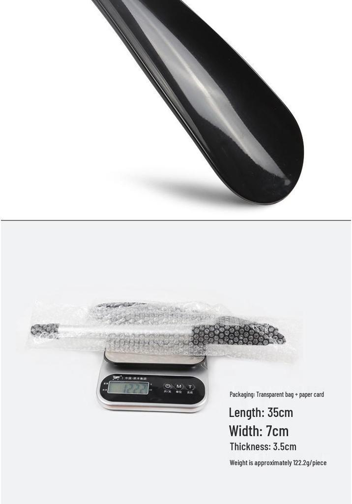 Adjustable Retractable Shoehorn with Long Handle for Elderly, Pregnant Women, and Easy Use