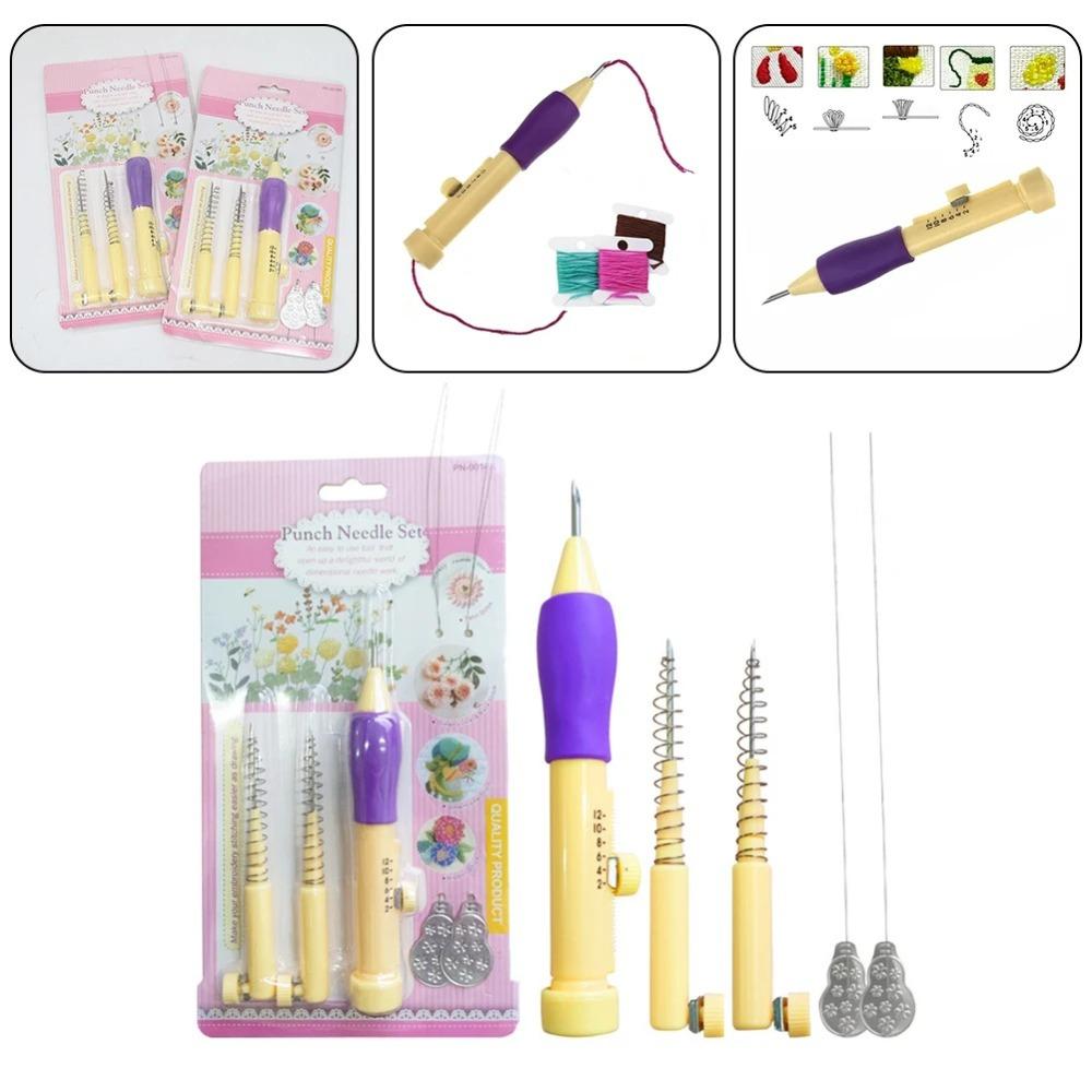 DIY Craft Embroidery Punch Needle Kit Embroidery Stitch Pen  Sewing Accessories