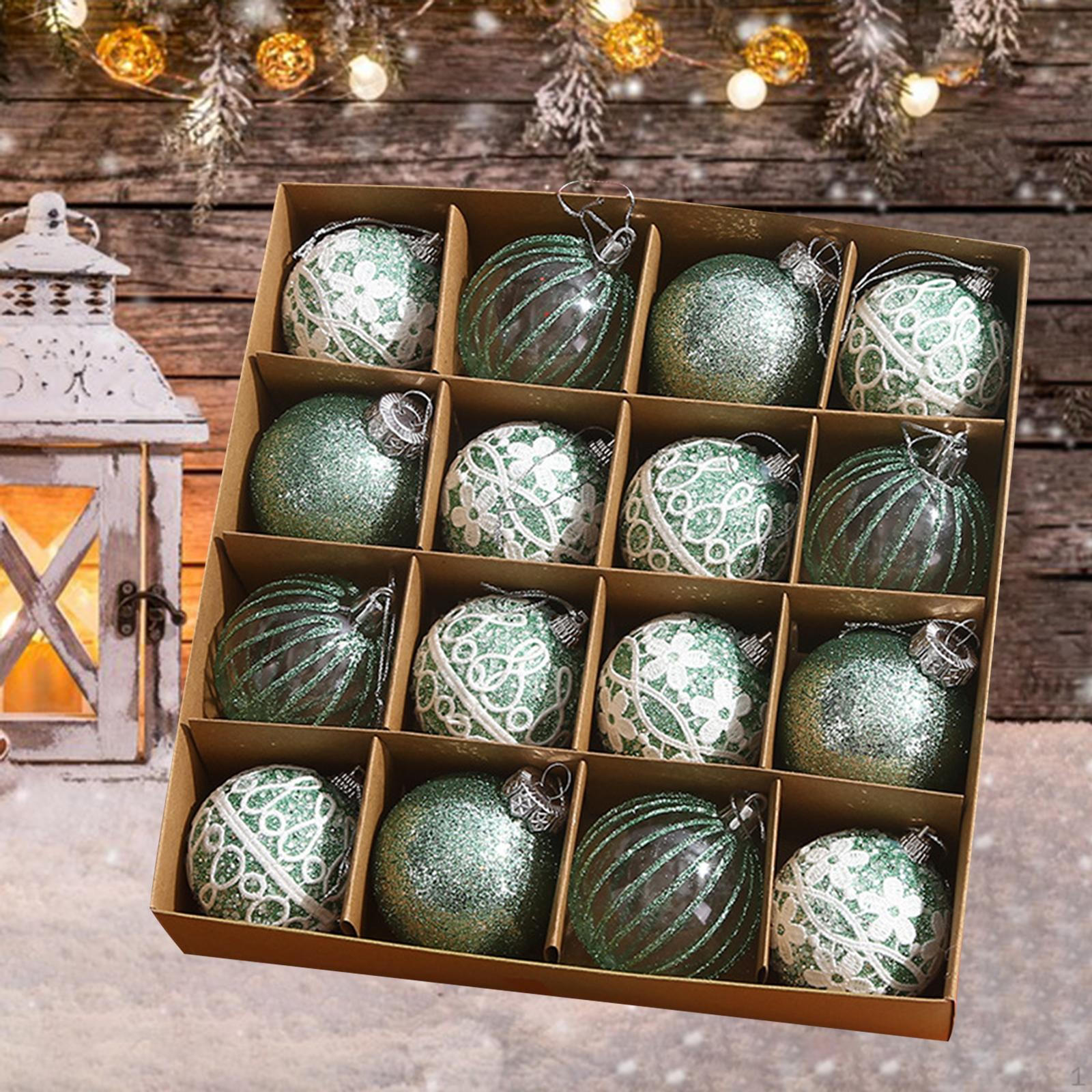 

16 рождественских шаров для украшения елки и интерьера