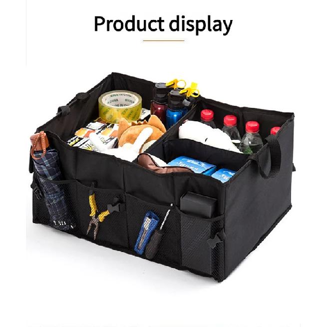 Environmentally Friendly Foldable Large Capacity Car Trunk Storage Box Wear-resistant And Waterproof Suitable For Car SUV Trunk