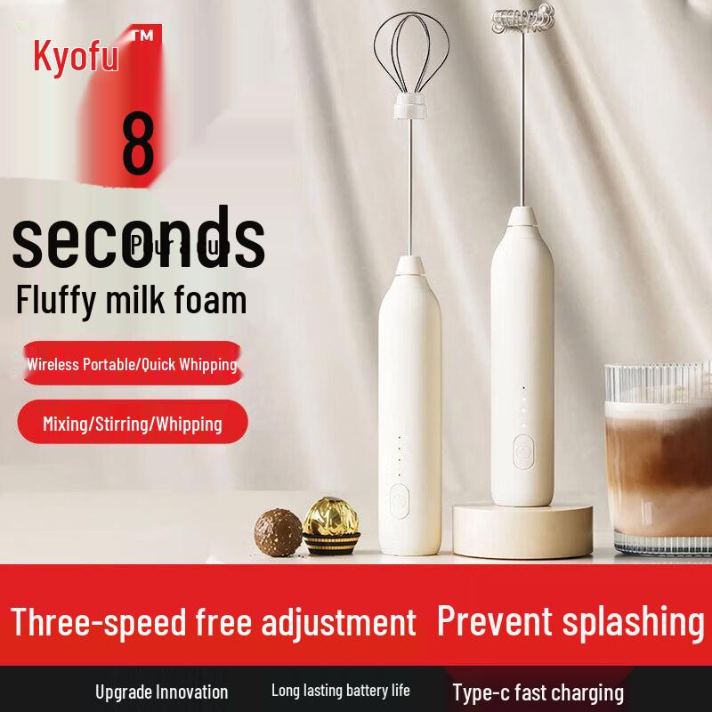 

Electric Milk Frother & Egg Beater High-Speed Motor