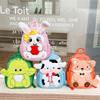 Plush Cartoon Animal Backpack For Kids With Breathable Air Cushion Straps For Kindergarten Kids