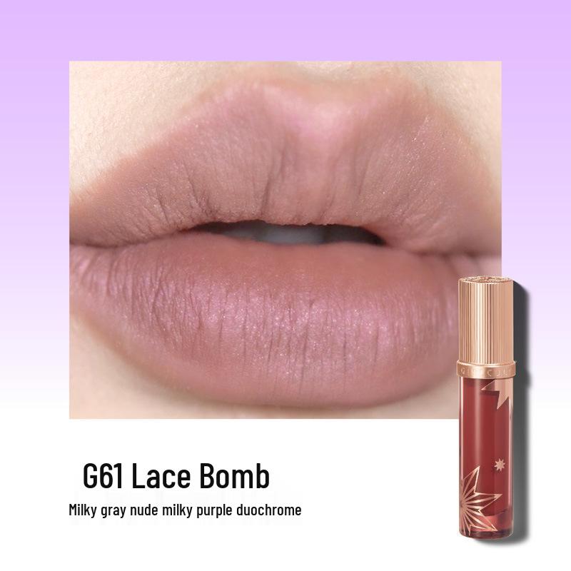 

Girlcult Gouqi Бальзам для губ - Нюдовый матовый низкой насыщенности Youyuanjingmeng Мяоцзянская ведьма Помада