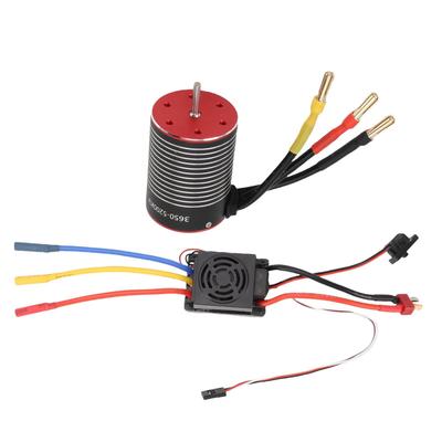 60A Brushless ESC 5.8V3A BEC with 3650 Motor Replacement for HPI RC Car Brushless Motor and ESC