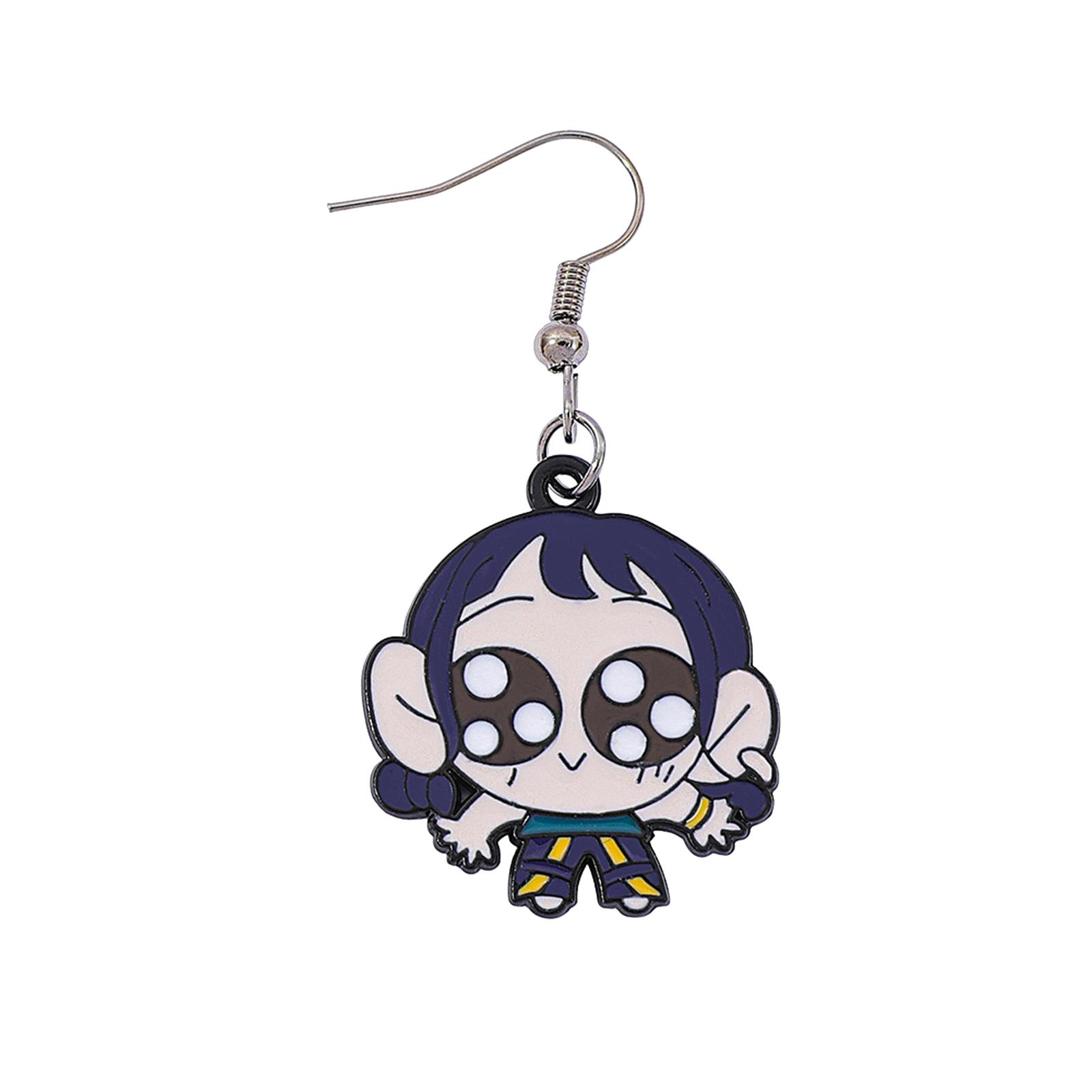 

Earrings Alloy Oil Drop Earrings COS Cartoon Character Decorations Creative Q Version Jewelry One Size