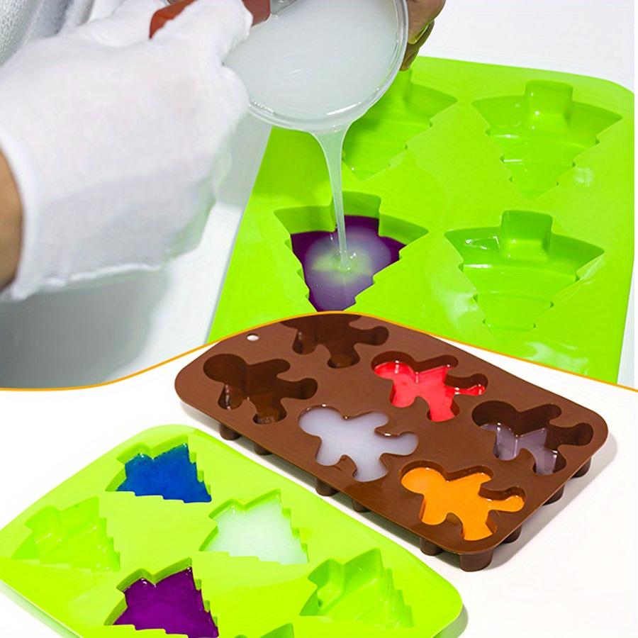 1 Stück Silikon Backform Schokolade Weihnachtsbaum Silikonform Weihnachtsfeier Lebkuchen Schokoladenform