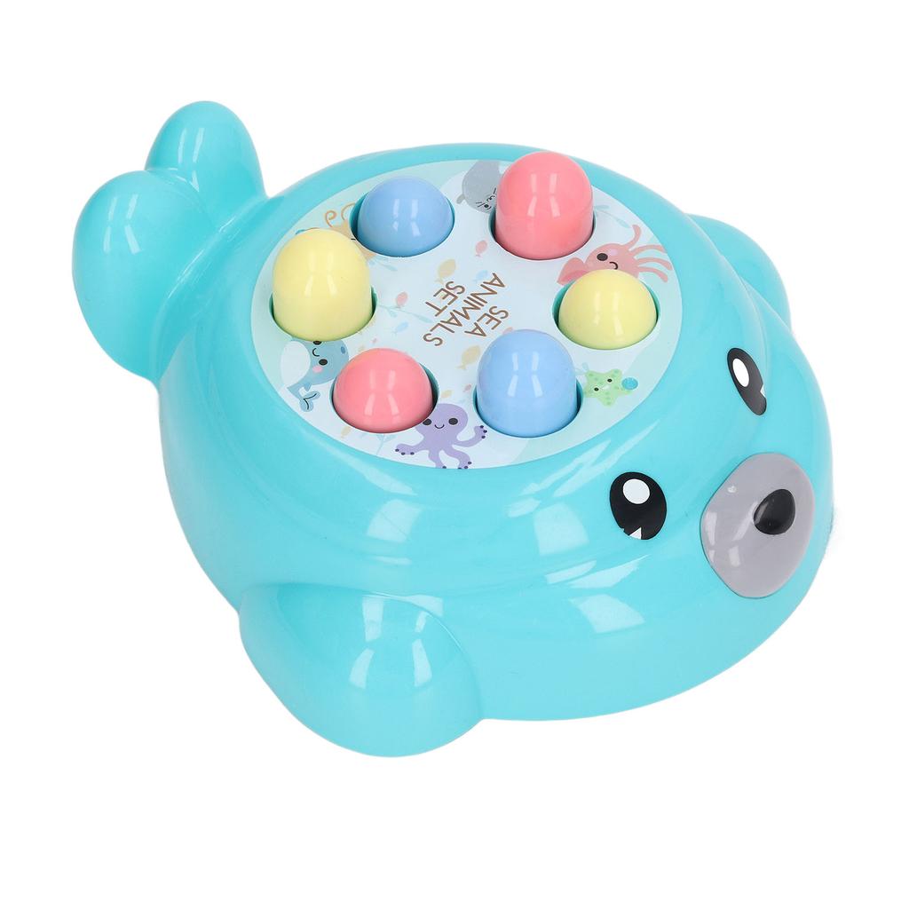 Whack Game Toy Early Educational Learning Seal Shape Colorful Safety Baby Hammer Toy for Infant