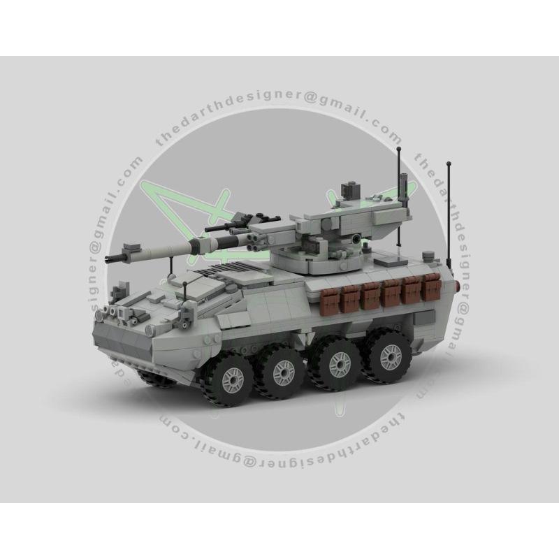 Самоходная гаубица Stryker Модель | 1:Масштаб 34 | MOC-60244M1128