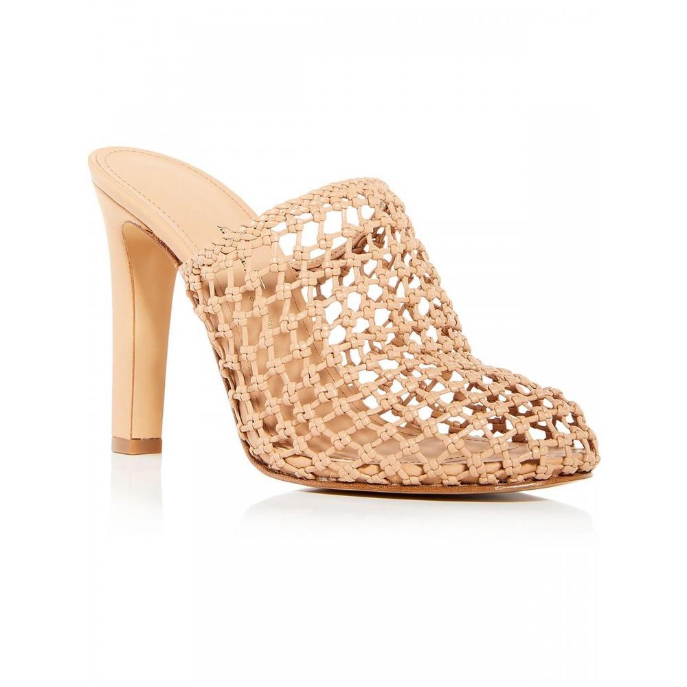 

Salvatore Ferragamo Ellas X5 Женские вечерние туфли на тканом каблуке бискотто