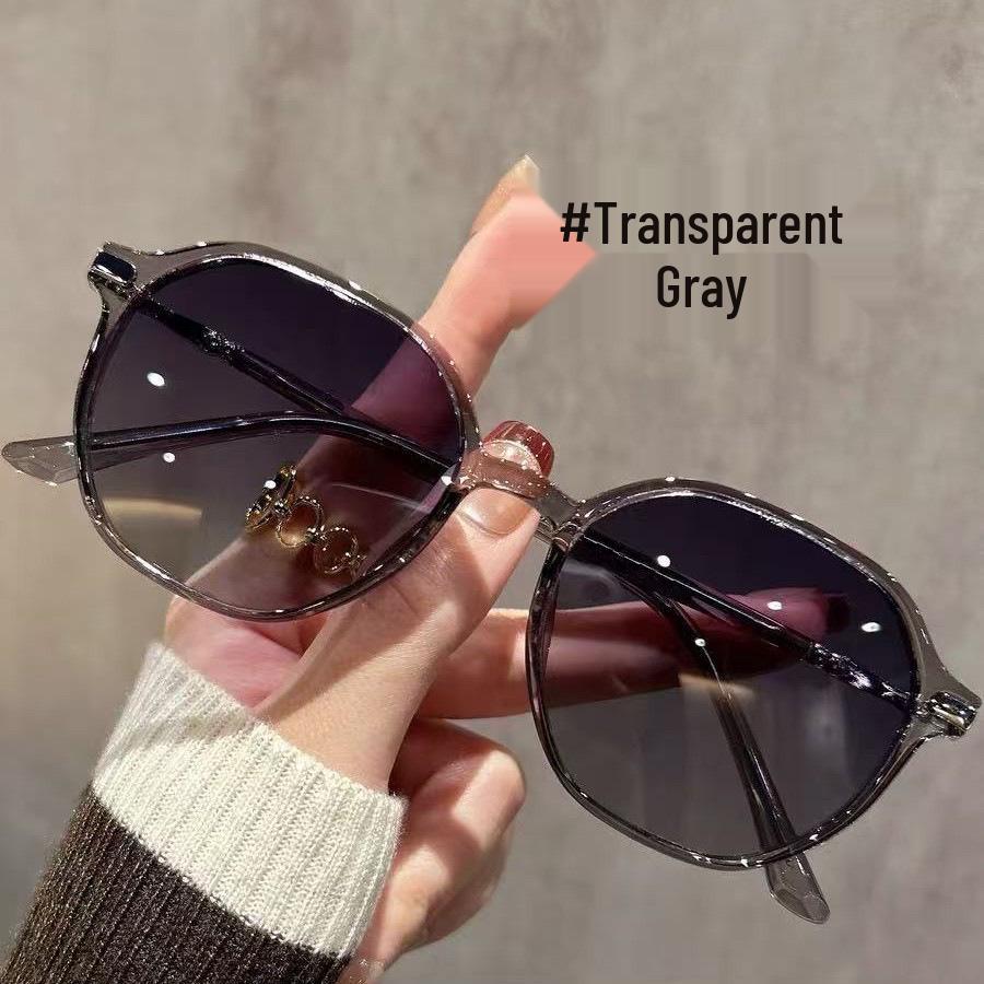 

2025 Women s High-End Tea-Colored Polarized Sunglasses - Ultralight, Anti-UV, Special Fit for Small Faces Non-Polarized