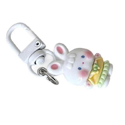 Lovely Pet Shaped Keychain For Couples Gift Resin Accessory Mini Key Ring Her Birthday Present Bag Pendant