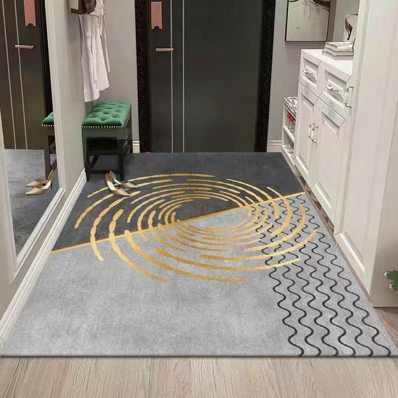 Paillasson Moderne Antidérapant Tapis Ménager Entrée Couloir Tapis de Sol Absorbant l'Eau Salle de Bain Tolérance à la Saleté Décoration Tapis