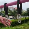 Schwingaufhänger Hängematte Baumgurt Strapazierfähiges Aufhängeset mit Karabiner für Sandsack Boxsack Outdoor Fitnessstudio Fitness Aufhängung