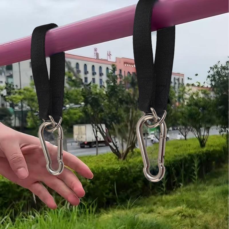 Schwingaufhänger Hängematte Baumgurt Strapazierfähiges Aufhängeset mit Karabiner für Sandsack Boxsack Outdoor Fitnessstudio Fitness Aufhängung