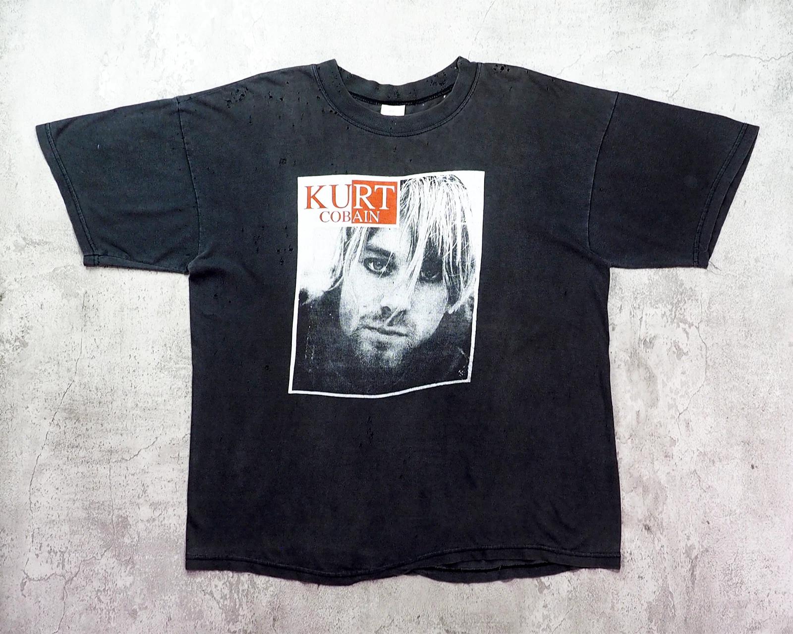 VIntage 1990s Kurt Cobain Memorial Shirt Size XL S