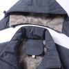 JEEP SPIRIT Men's Plush-Lined Thickened Windproof Casual Jacket