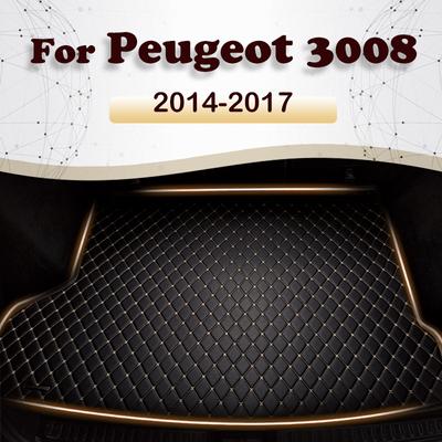 Koberec do kufru auta pro PEUGEOT 3008 2014 2015 2016 2017 Vlastní autopříslušenství Interiér auta
