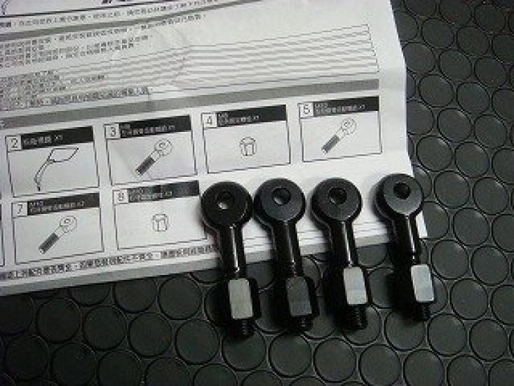 KN Planning KOSO Clear Lens Carbon Look Rearview Mirror for Honda Cygnus Majesty and X, PCX, S, JOG/DIO