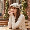 Y2k Polka Dot Beret Cotton Retro Painter Hat Personality Forward Cap  Spring