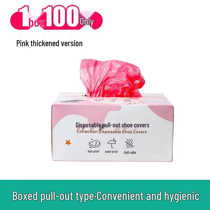 Waterproof Non-Slip Reusable Shoe Covers for Indoor Use - Durable & Thickened Overshoes for Students