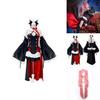 Elegant Seraph Of The End Krul Tepes Vampire Cosplay Costume Dress In Black