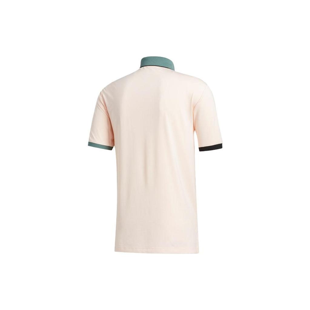 Adidas Polo Shirts Men's Light Pink Polo Collar Moderate Straight Fit FR1164