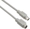Sanwa Supply KB-K664K Keyboard Extension Cable, Mini DIN 6 Male To Female, 4m