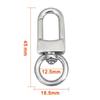 DIY Handmade 316 Stainless Steel Keychain & Handbag Hook Buckle