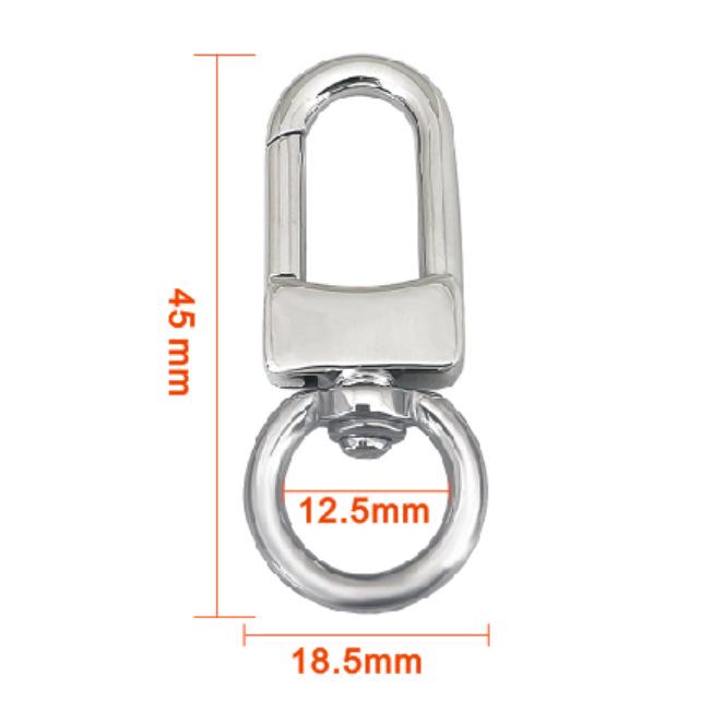 DIY Handmade 316 Stainless Steel Keychain & Handbag Hook Buckle