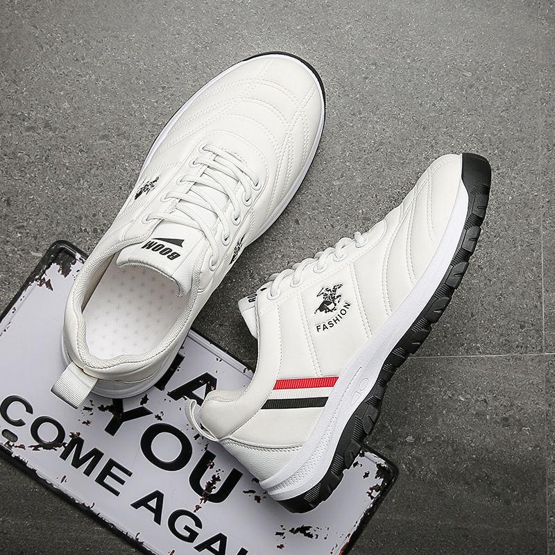 Sneakers Men's Autumn and Winter Korean Version of Trendy Dad Shoes Low-top Thick-soled White Shoes Soft-soled Casual Shoes Men