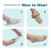 1/4 Pcs Easy Slide Open Toe Compression Sock Aid Assist Putting On Fast Slip Stocking Applicator For Men Women Disabled Elderly