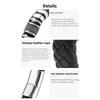 European and American Men's Personalized Leather Bracelet, Black Leather Stainless Steel Men's Jewelry Bracelet