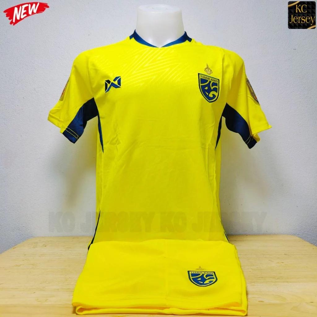 Thajsko FOTBAL NÁRODNÍ TÝM DRES TRIČKO DOMÁCÍ Potisk Mandarínský límeček Unisex Muži Ženy Rychleschnoucí Krátký rukáv Uniforma Logo Slon Sport